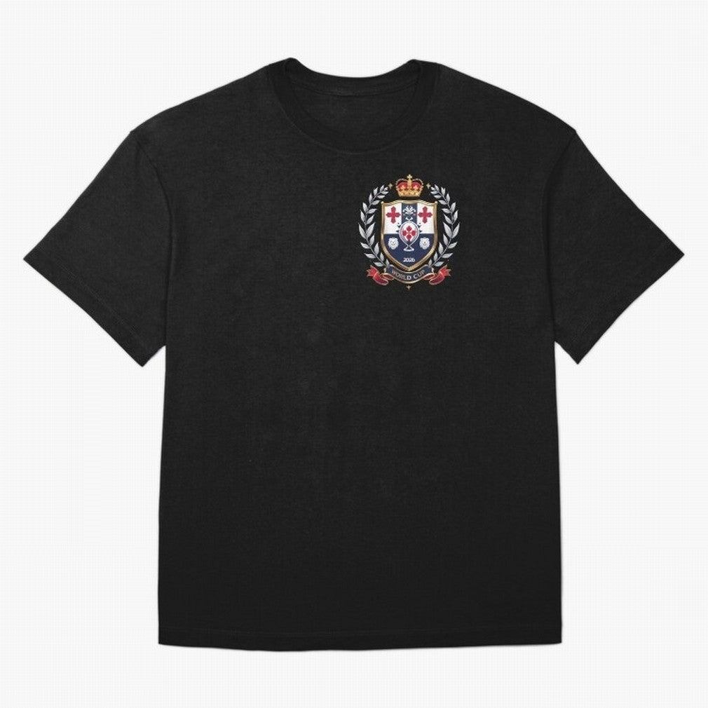 England World Cup 2026 Oversized T-Shirt Share the FIFA World Cup 2026 Journey through CR7 and Messi Highlights, Brazil, Portugal and Argentina Pride, Fan Favorite Moments, National Team Passion, Big Match Drama and Soccer History; Ideal for Fans