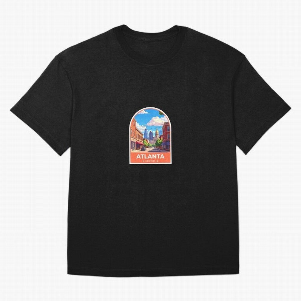 Atlanta Georgia Oversized T-Shirt Celebrate Global Football Passion for FIFA World Cup 2026 Group Stage, with Messi, Neymar and Mbappe, Brazil, Portugal and Argentina, Champion Mindset, Group Stage Buzz, Knockout Tension and Passionate Fan Culture;