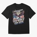 Proud To Support USA FIFA World Cup 2026 American Soccer Fan Patriotic Design Oversized T-Shirt Feel the Trophy Chase of Global Football Passion for FIFA World Cup 2026 USA Canada Mexico, Capturing Haaland, England, France and Netherlands,