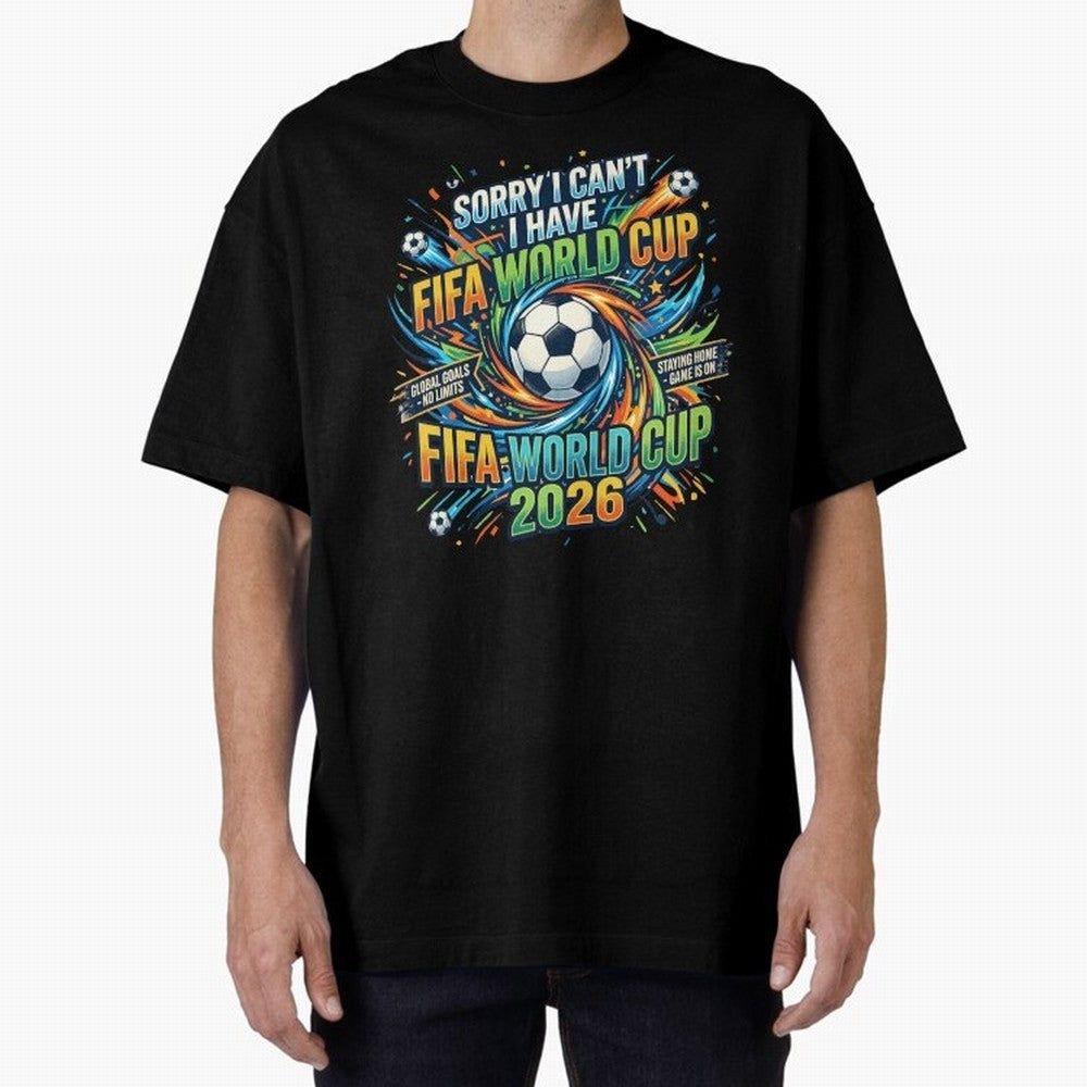 Funny FIFA World Cup 2026 Soccer Addict Quote Design For Football Obsessed Fans Oversized T-Shirt Celebrate Unforgettable Nights in Global Football Passion for FIFA World Cup 2026 USA Canada Mexico, Inspired by Neymar, France and Portugal, Global