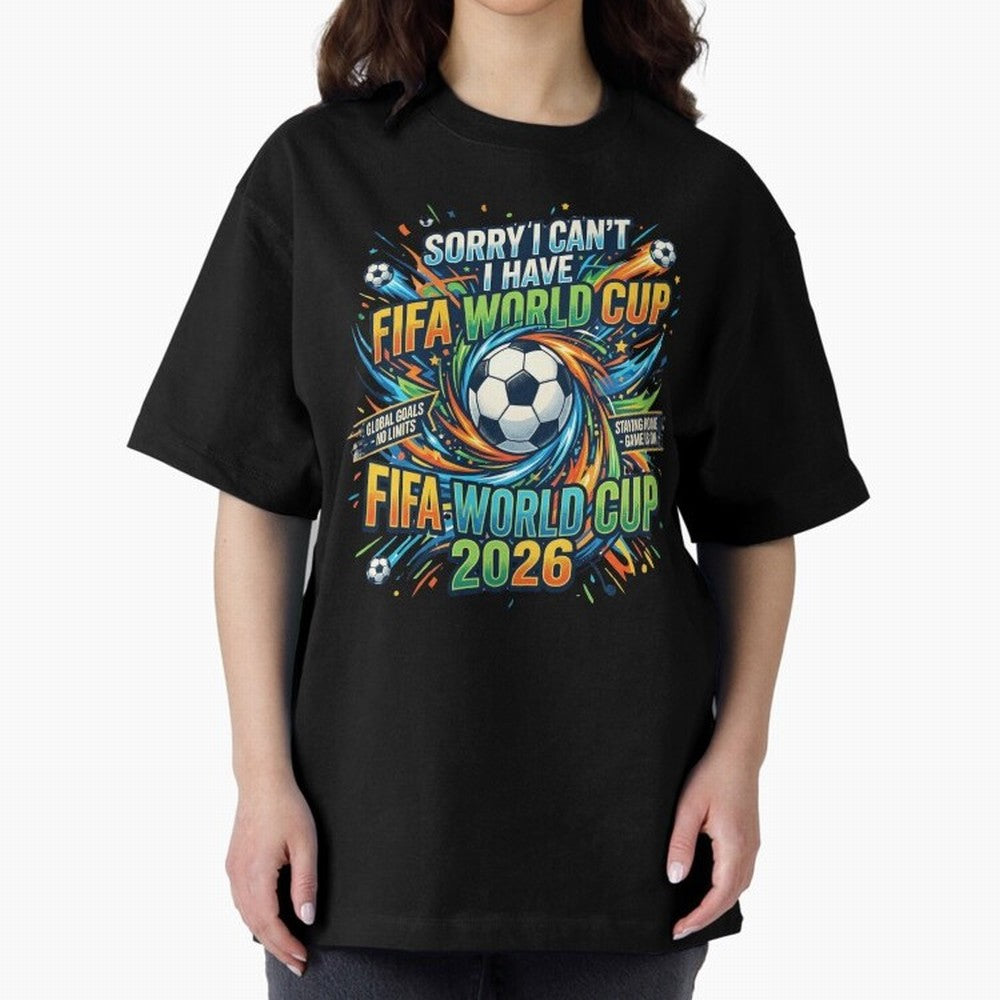 Funny FIFA World Cup 2026 Soccer Addict Quote Design For Football Obsessed Fans Oversized T-Shirt Celebrate Unforgettable Nights in Global Football Passion for FIFA World Cup 2026 USA Canada Mexico, Inspired by Neymar, France and Portugal, Global