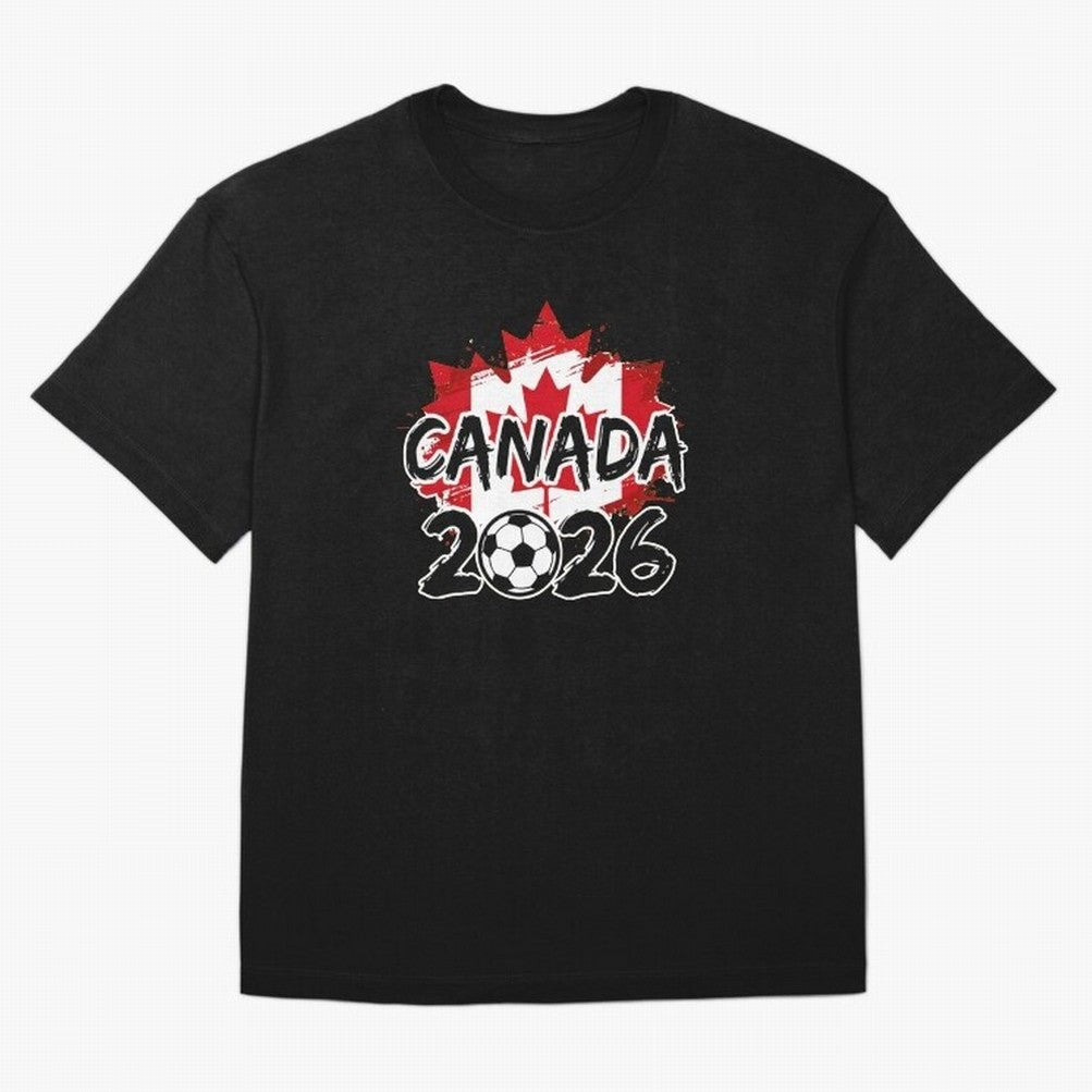 Canada World Cup 2026 Soccer Fan Game Day T-Shirt_86605883 Oversized T-Shirt Celebrate the Stars of FIFA World Cup 2026 USA Canada Mexico Spirit, Centered on Argentina and Brazil, Neymar, Soccer Culture, Superstar Moments, National Team Dreams and