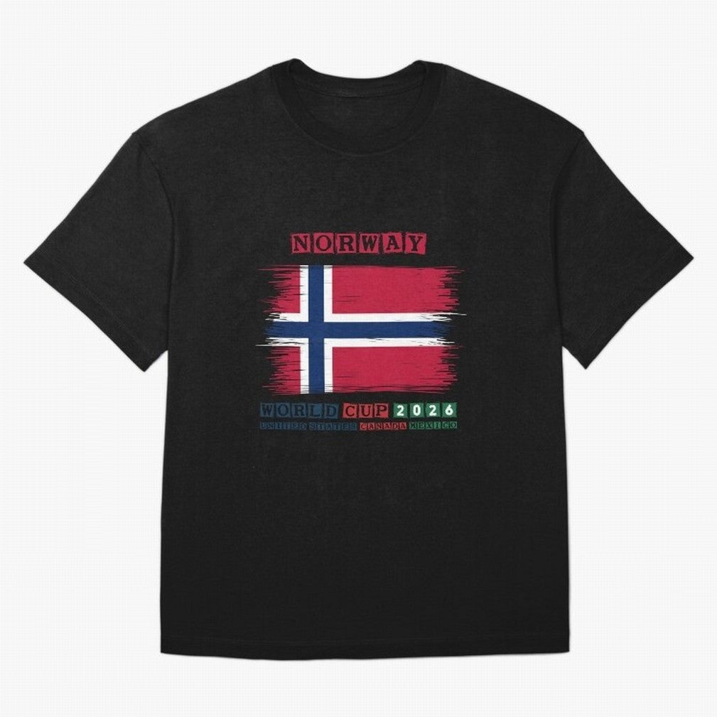 NORWAY WORLD CUP 2026 Oversized T-Shirt Represent Football Lovers during FIFA World Cup 2026 for Fans of CR7 and Netherlands, Bringing Fan Favorite Moments, National Team Passion, Big Match Drama and Soccer History; Made for Collectors Who Enjoy