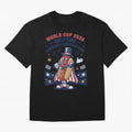 World Cup 2026 Halftime ¡ª America's Contribution V2 Oversized T-Shirt Join FIFA World Cup 2026 Group Stage Spirit, Driven by Portugal, Spain and Germany, Mbappe, Stadium Memories, Football Loyalty, International Chants and Championship Tradition;