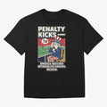 Penalty Kicks ¡ª WC2026 V2 Oversized T-Shirt Feel Match Day Hype around FIFA World Cup 2026 USA Canada Mexico, Messi, Argentina, France and Brazil, Football Festival Excitement, Trophy Ambitions, Country Rivalries and Star Player Buzz; Great for