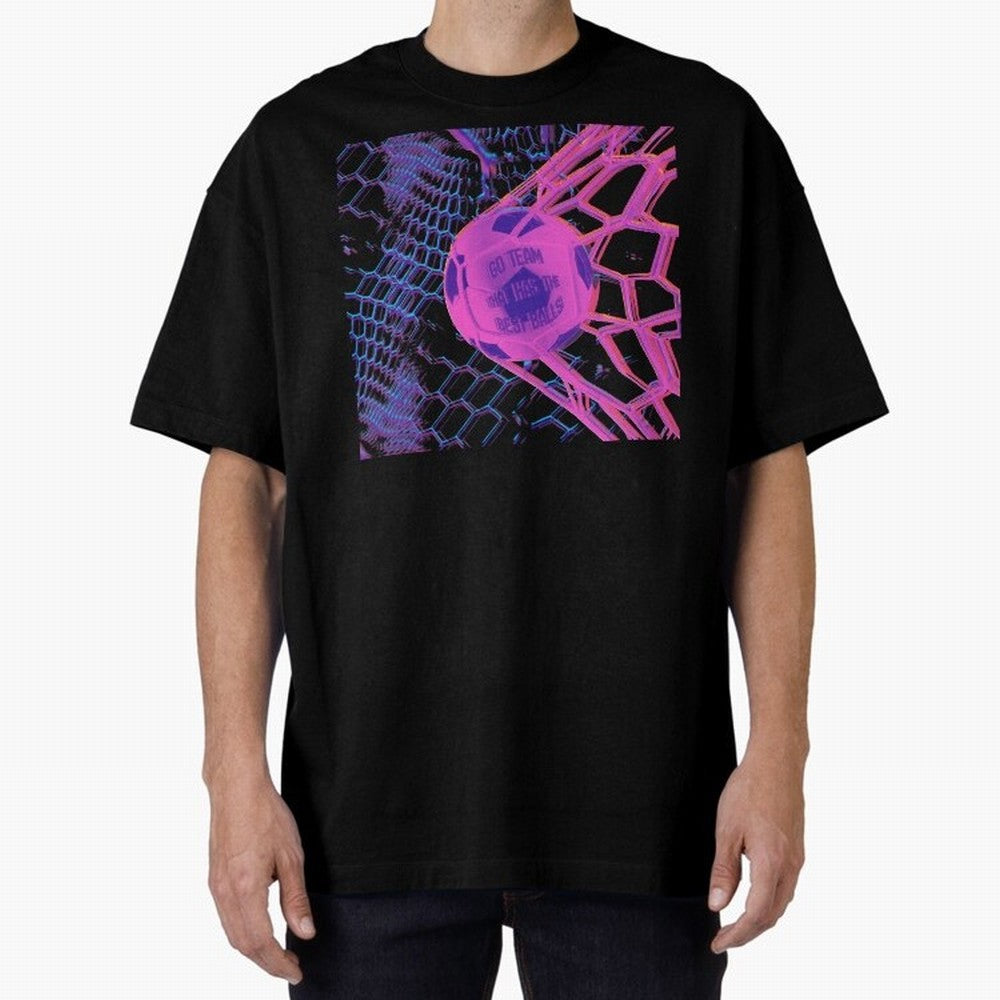 GO TEAM! Oversized T-Shirt Show Your Tournament Heart for FIFA World Cup 2026 USA Canada Mexico Highlighting Neymar, Brazil, Portugal and Argentina Energy, Stadium Memories, Football Loyalty, International Chants and Championship Tradition; Ideal