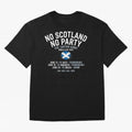 No Scotland No Party 2026 Oversized T-Shirt Fuel Your Fan Pride for FIFA World Cup 2026 Group Stage for Fans of Haaland and Brazil, Bringing Global Supporter Spirit, Legendary Goals, National Colors and Tournament Celebration; Created for Match Day
