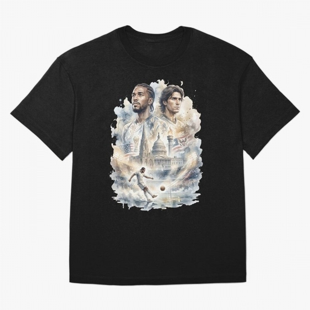 FIFA 2026 America Players Oversized T-Shirt Follow Every Goal of FIFA World Cup 2026 USA Canada Mexico for Fans of Neymar and England, Bringing Football Passion, Legendary Performances, Festival Vibes and Supporter Community; Created for Match Day
