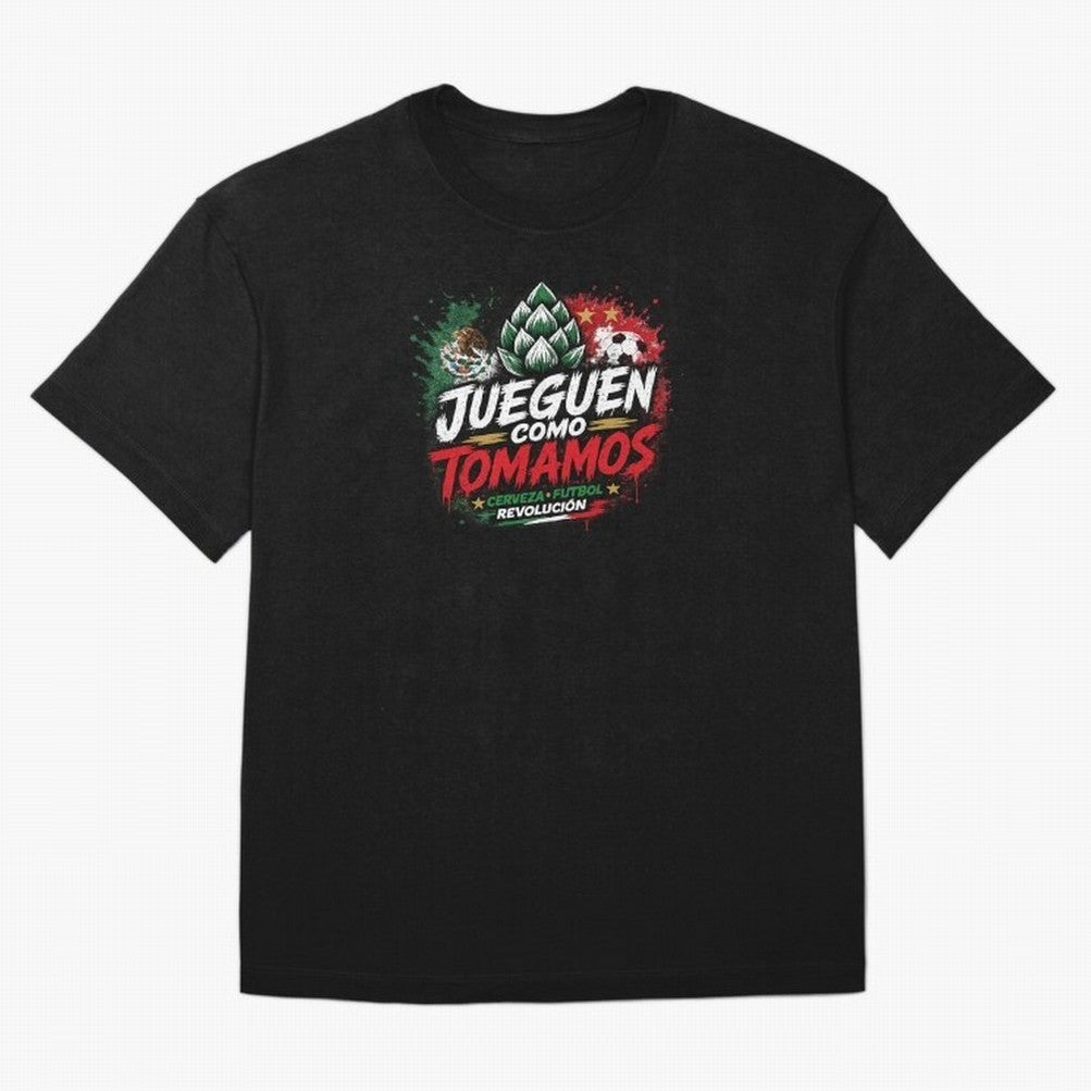 Jueguen Como Tomamos Futbol Cervecero Oversized T-Shirt Share the Excitement of FIFA World Cup 2026 Group Stage Built around Haaland and Mbappe, Argentina and Brazil Energy, Soccer Culture, Superstar Moments, National Team Dreams and Competitive
