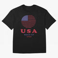 USA World Cup 2026 Soccer Fan Shirt | American Flag Football Retro Patriotic Design Oversized T-Shirt Build the FIFA World Cup 2026 Journey through Messi and Cristiano Ronaldo Highlights, England Pride, Football Passion, Legendary Performances,