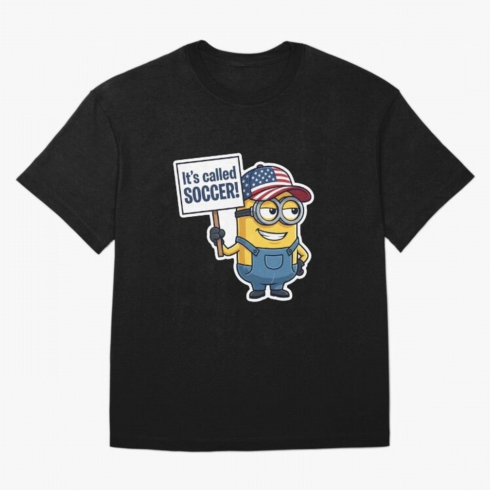 It's Called Soccer! - Funny US Football Meme (Soccer v Football) v1 Oversized T-Shirt Represent Football Lovers during FIFA World Cup 2026 Connected to CR7, Netherlands Energy, Classic Soccer Heritage, Championship Pressure, Fan Loyalty and
