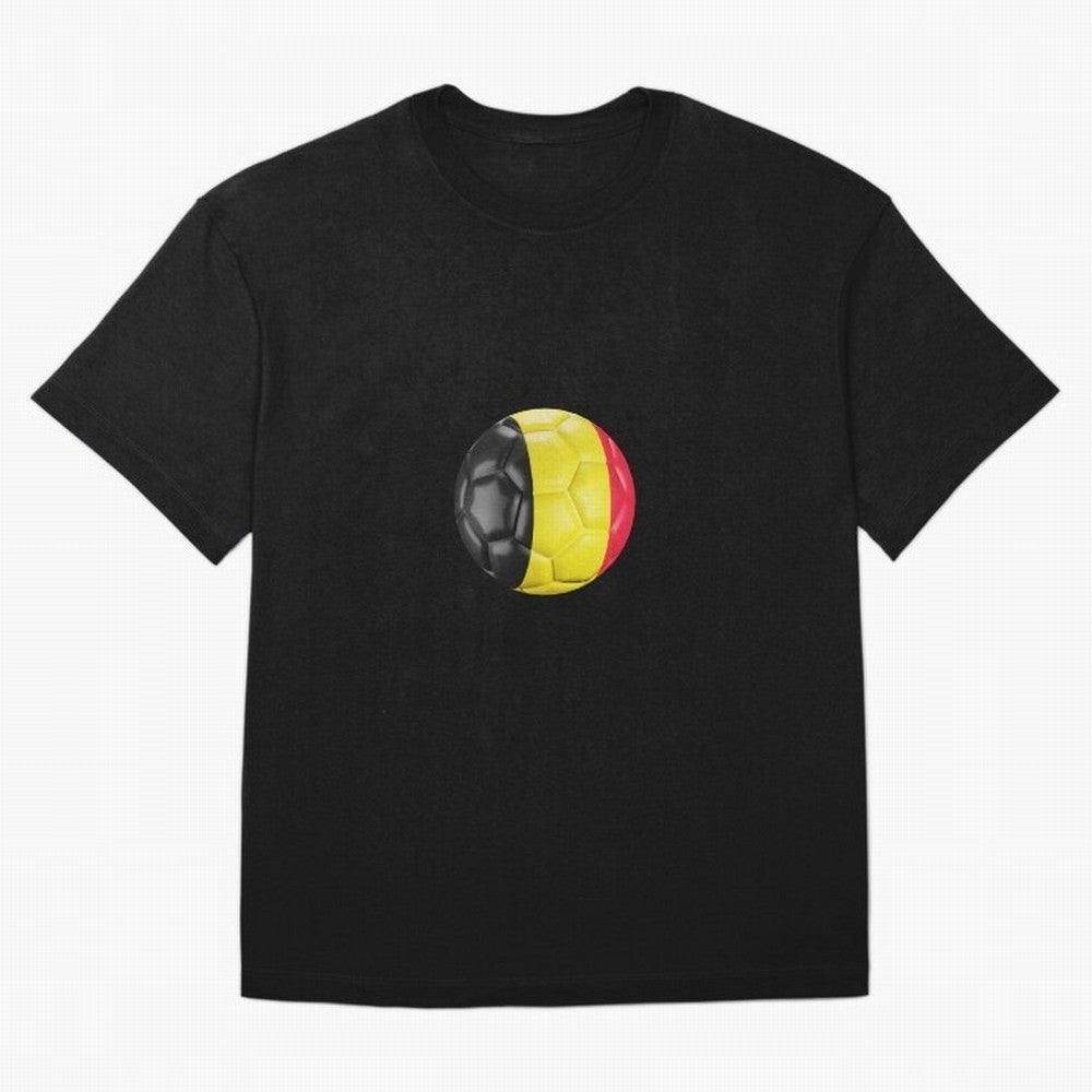 Belgium Football Oversized T-Shirt Relive Global Football Passion for FIFA World Cup 2026 Group Stage, Made for Neymar, Brazil, Champion Mindset, Group Stage Buzz, Knockout Tension and Passionate Fan Culture; Great for Watch Parties, Sports Bars,