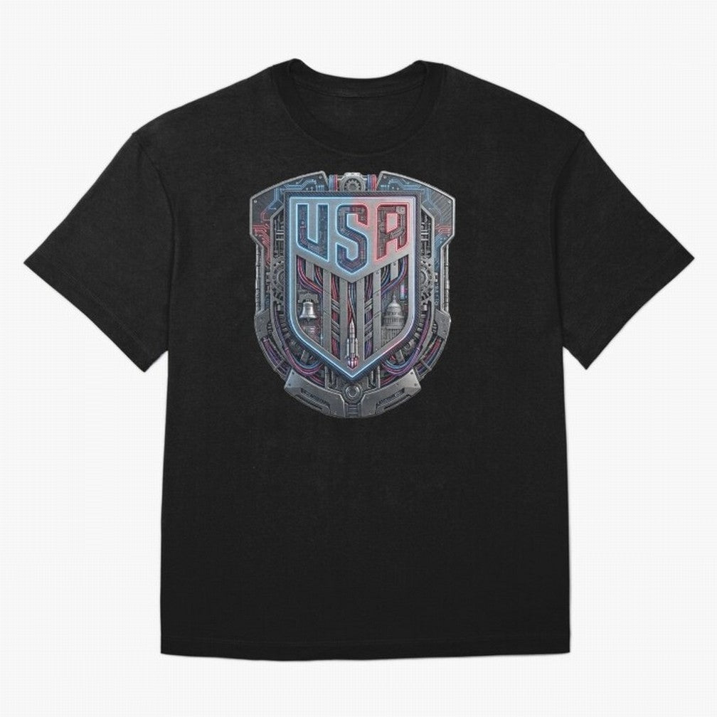 United States Great Seal - American Pride Oversized T-Shirt Feel the Heartbeat of FIFA World Cup 2026 Group Stage Spirit, Made for Brazil, Mbappe, Championship Spirit, Famous Goals, Roaring Crowds and International Football Unity; Perfect for