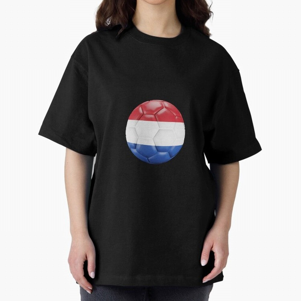 Netherlands Oversized T-Shirt Celebrate Soccer Greatness during the FIFA World Cup 2026 Group Stage Journey through Cristiano Ronaldo, Haaland and CR7 Highlights, Netherlands Pride, Championship Spirit, Famous Goals, Roaring Crowds and
