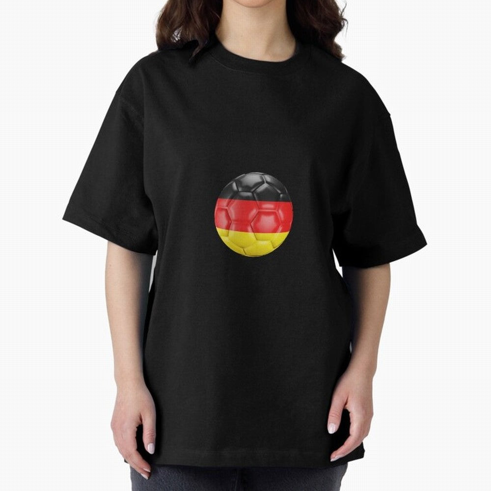 Germany Oversized T-Shirt Relive Legendary Nights from FIFA World Cup 2026 Group Stage for Fans of CR7 and Messi and Spain and Netherlands, Bringing Sports Nostalgia, International Competition, Famous Players and Unforgettable Victories; Perfect