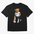 USA Soccer Bear World Cup 2026 Teddy Bear Oversized T-Shirt Join the Countdown to FIFA World Cup 2026 Group Stage for Fans of Messi, Neymar and Mbappe and Brazil, Bringing Football History, Final Match Energy, Crowd Noise and Once in a Lifetime