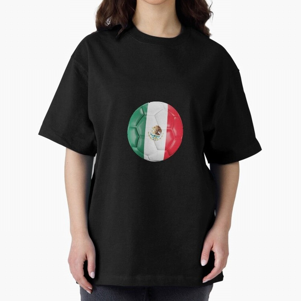 Mexico Football Oversized T-Shirt Make Every Match About FIFA World Cup 2026 Group Stage Spirit, Highlighting France and Portugal, Cristiano Ronaldo, Fan Favorite Moments, National Team Passion, Big Match Drama and Soccer History; Perfect for