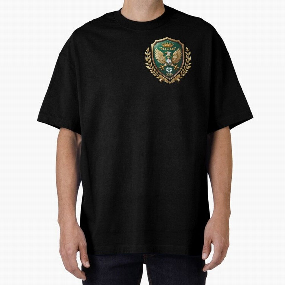 Mexico World Cup 2026 Oversized T-Shirt Elevate FIFA World Cup 2026 with Messi and Cristiano Ronaldo, Spain Energy, Sports Nostalgia, International Competition, Famous Players and Unforgettable Victories; Built for Supporters Chasing Trophy Dreams,