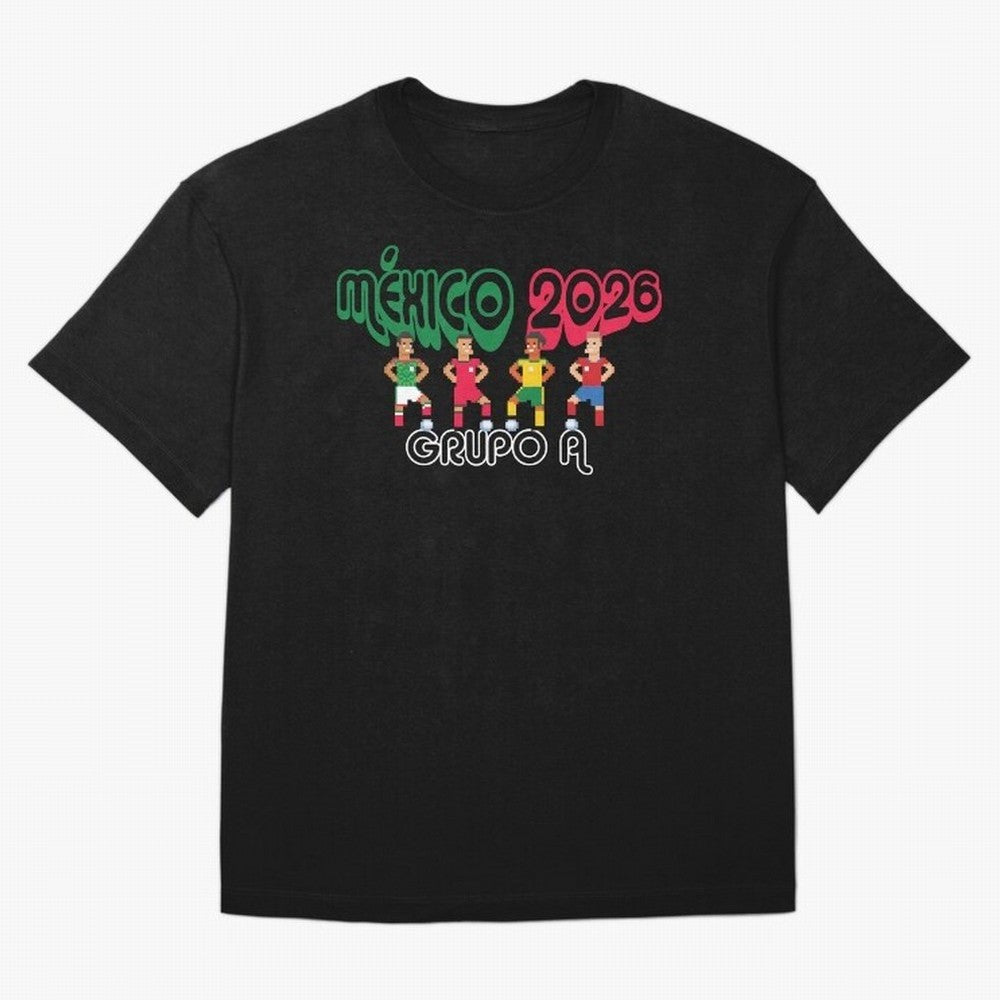 Mexico 2026 Group A Oversized T-Shirt Show Fan Pride Across Match Day Hype around FIFA World Cup 2026 USA Canada Mexico, CR7 and Messi, Brazil, Portugal and Argentina, Football Passion, Legendary Performances, Festival Vibes and Supporter