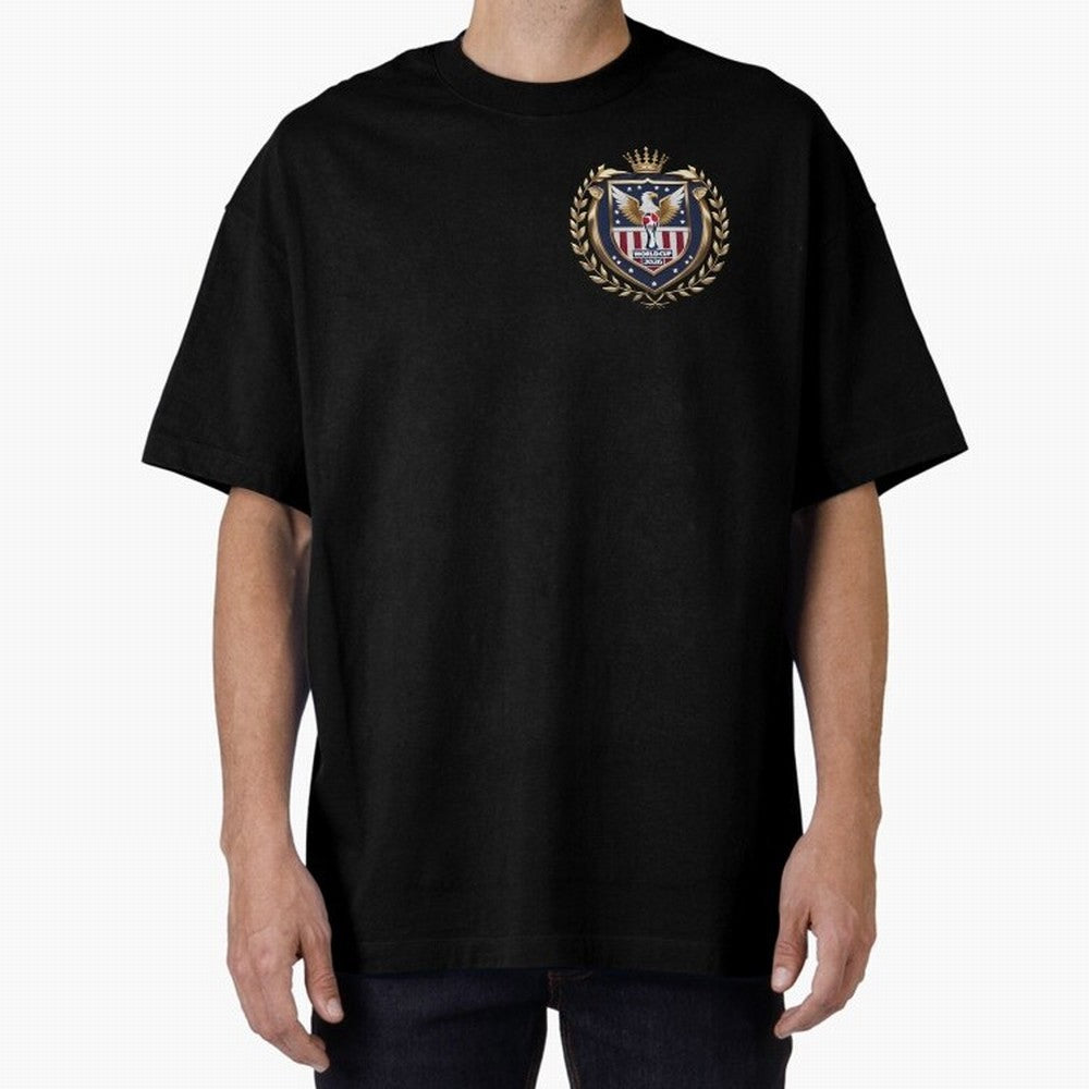 USA World Cup 2026 Oversized T-Shirt Stand Out with Spirit from FIFA World Cup 2026 Group Stage for Fans of CR7 and Messi and Portugal, Spain and Germany, Bringing Retro Football Energy, Iconic Rivalries, Trophy Chase Drama and Stadium Atmosphere;