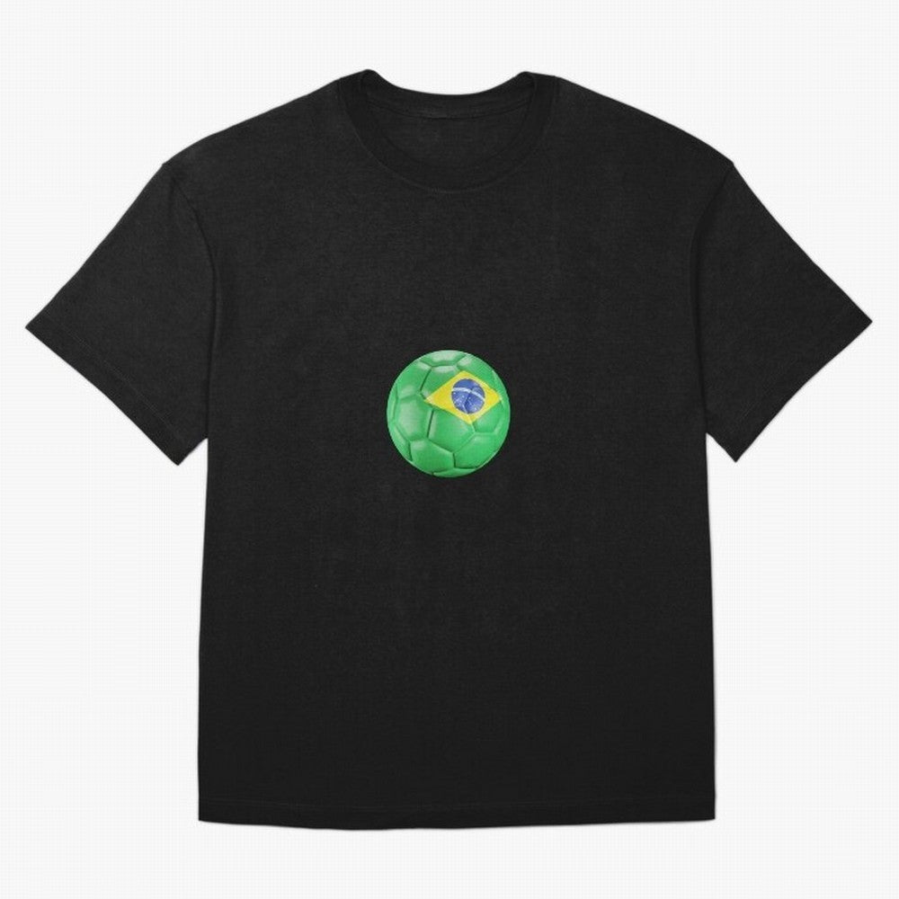 Brazil Oversized T-Shirt Upgrade FIFA World Cup 2026 for Fans of Mbappe and Argentina and Brazil, Bringing Football Festival Excitement, Trophy Ambitions, Country Rivalries and Star Player Buzz; Made for Collectors Who Enjoy Iconic Players, Country