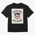 United 2026 USA World Cup Host Nation Soccer Crest T-Shirt Oversized T-Shirt Celebrate Football Dreams Across FIFA World Cup 2026 Group Stage Spirit, Connected to Spain and Netherlands, Messi, Neymar and Mbappe, Tournament Hype, Historic Matchups,