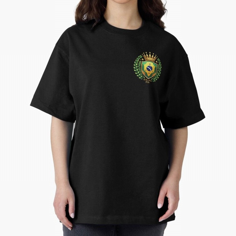 Brazil World Cup 2026 Oversized T-Shirt Stand Out with Spirit from FIFA World Cup 2026 Group Stage Capturing Messi, Portugal, Spain and Germany Energy, Vintage Soccer Flavor, Modern Football Stars, National Flags and Final Night Emotion; Perfect