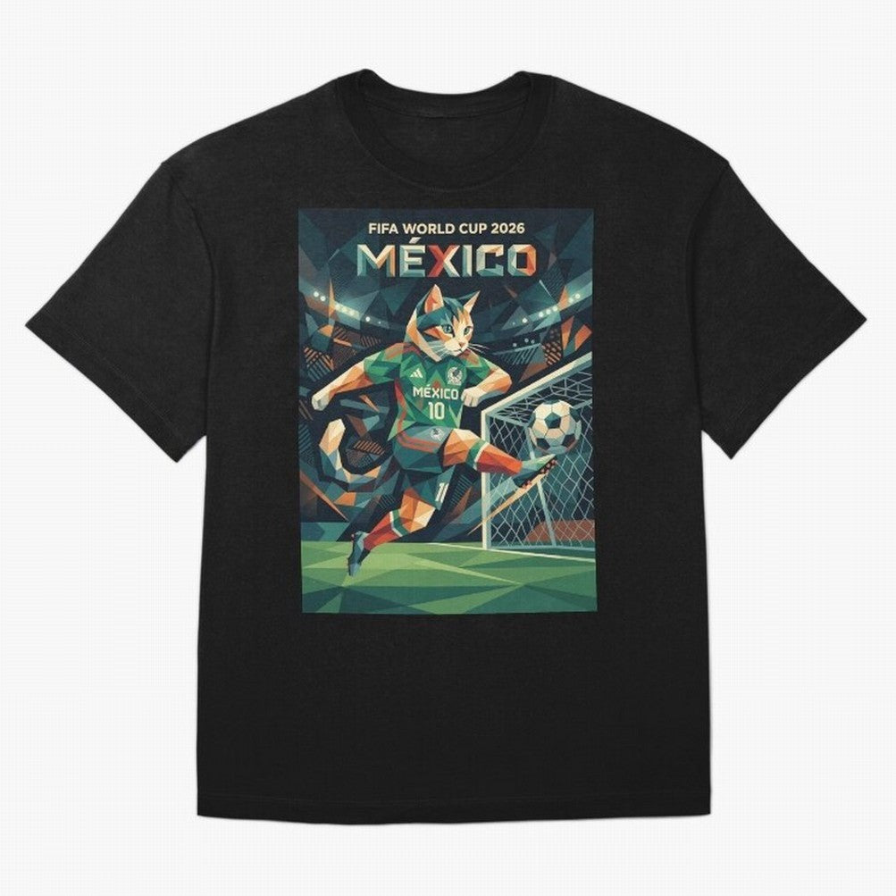 FIFA World Cup Mexico Oversized T-Shirt Celebrate the Road through FIFA World Cup 2026 Celebrating Messi, Argentina and Brazil Energy, Stadium Chants, National Pride, Trophy Dreams and Unforgettable Football Memories; Made for Collectors Who Enjoy