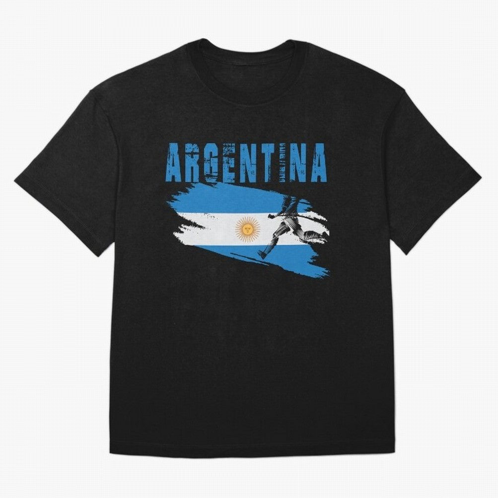Argentina World Cup 2026 ¨C Pride in Motion Oversized T-Shirt Show Fan Pride Across FIFA World Cup 2026 for Fans of Messi and Cristiano Ronaldo and Brazil, Bringing Classic Soccer Heritage, Championship Pressure, Fan Loyalty and International