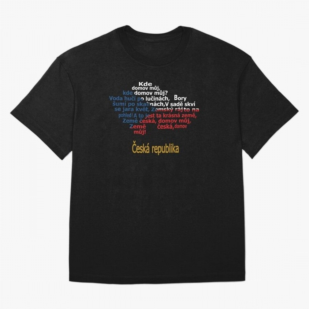 ?esk¨¢ republika (Anthem, map, and flag) Oversized T-Shirt Follow the Final Road of FIFA World Cup 2026 USA Canada Mexico Spirit, Centered on Germany, Cristiano Ronaldo, Haaland and CR7, Game Day Rituals, Football Legends, Country Pride and the