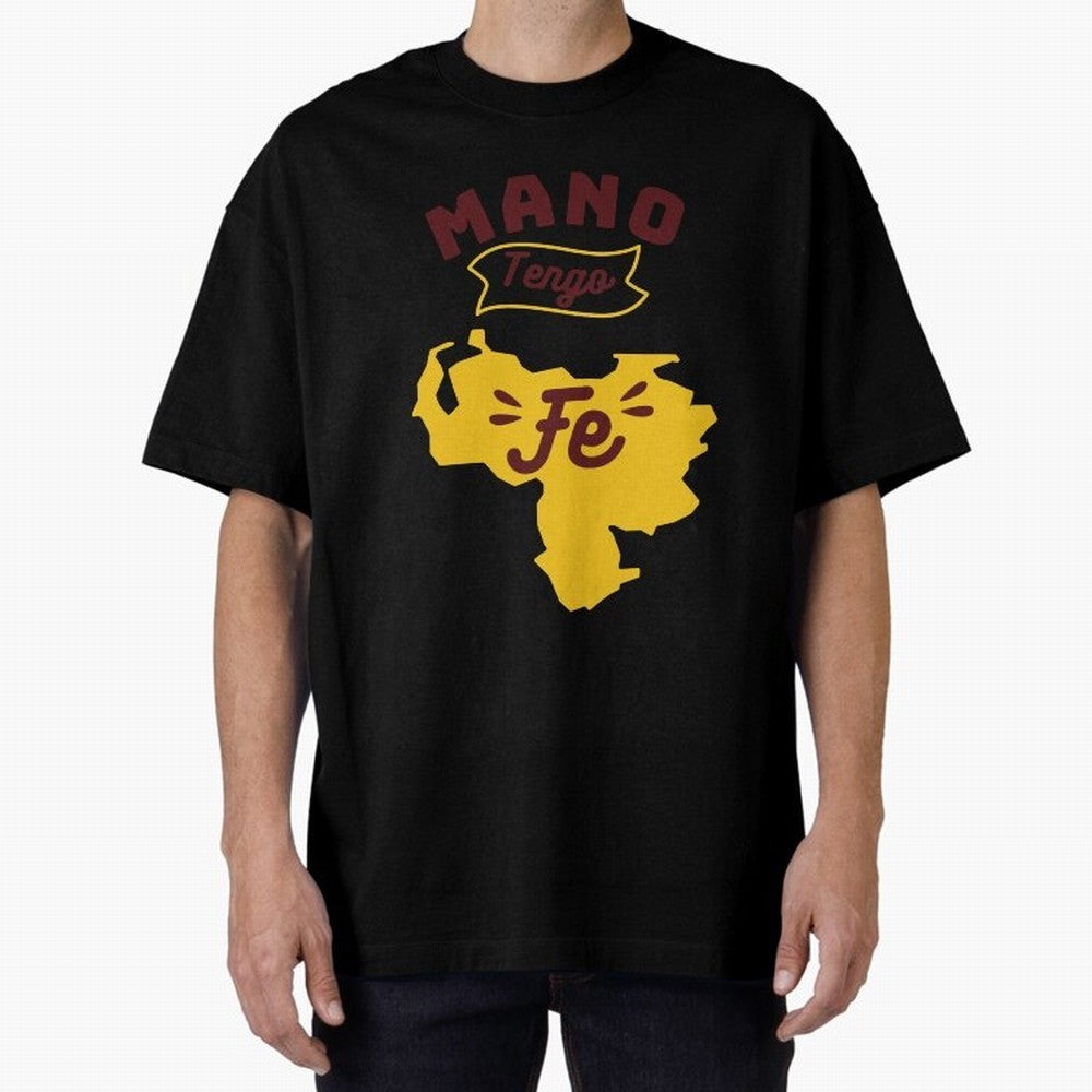 HAND I HAVE FAITH Oversized T-Shirt Keep the Match Day Mood of Global Football Passion for FIFA World Cup 2026 Group Stage, Built around Messi, Neymar and Mbappe, England and Germany, Goal Celebration Energy, Supporter Heritage, Football Icons and