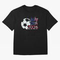 2026 USA Oversized T-Shirt Elevate FIFA World Cup 2026 for Fans of Haaland and Mbappe and Brazil, Portugal and Argentina, Bringing Football History, Final Match Energy, Crowd Noise and Once in a Lifetime Moments; Ideal for Passionate Fans Who Love