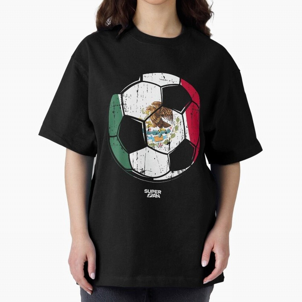 2026 Mexico Soccer Fan World Cup Oversized T-Shirt Celebrate Global Football Passion for FIFA World Cup 2026 USA Canada Mexico, Filled with Messi and Cristiano Ronaldo, England, France and Netherlands, Match Day Excitement, Supporter Culture,