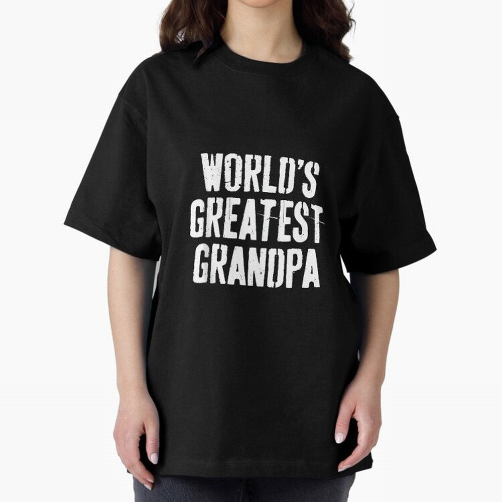Mens World's Greatest Grandpa Shirt Papa Men Fathers Day Oversized T-Shirt Relive the Noise and Pride of Match Day Hype around FIFA World Cup 2026 Group Stage, Neymar, Portugal, Spain and Germany, Classic Soccer Heritage, Championship Pressure, Fan