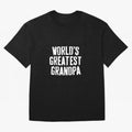 Mens World's Greatest Grandpa Shirt Papa Men Fathers Day Oversized T-Shirt Relive the Noise and Pride of Match Day Hype around FIFA World Cup 2026 Group Stage, Neymar, Portugal, Spain and Germany, Classic Soccer Heritage, Championship Pressure, Fan