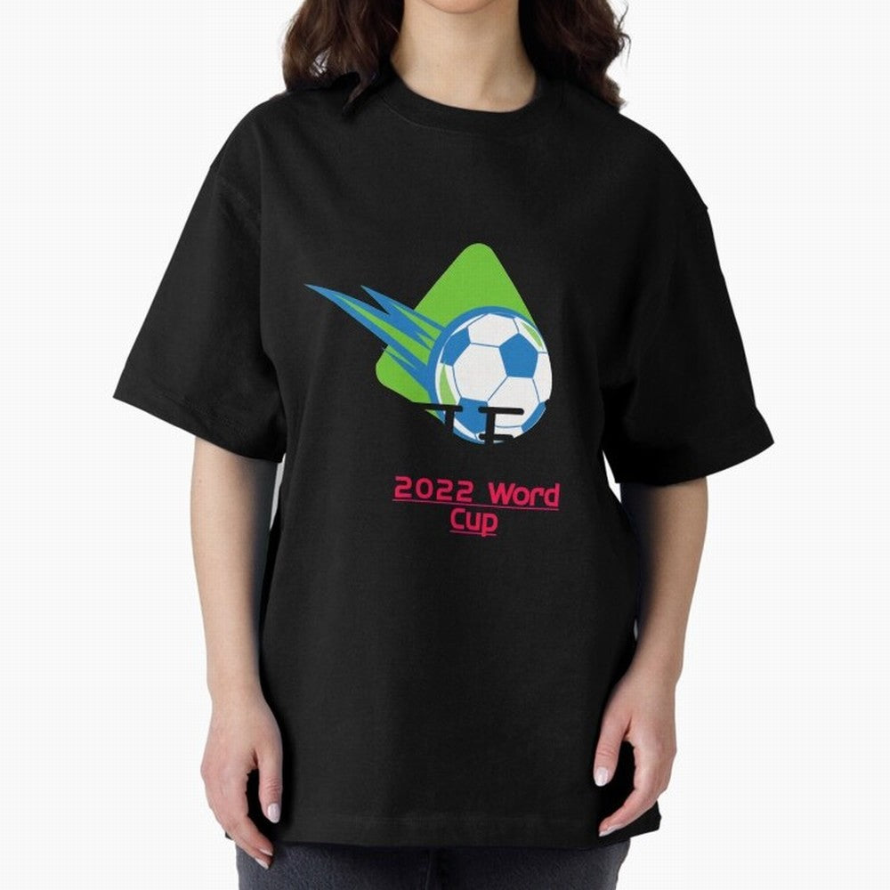 FIFA 2022 FOOTBALL WORLD CUP Upcoming World Cup design Oversized T-Shirt Bring World Football Passion into FIFA World Cup 2026 USA Canada Mexico Spirit, Capturing Brazil, Neymar, Champion Mindset, Group Stage Buzz, Knockout Tension and Passionate