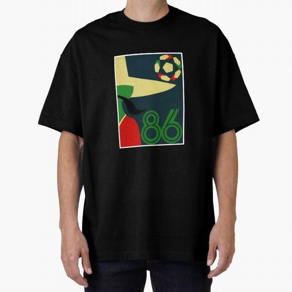 World Cup in Mexico 1986 Oversized T-Shirt Make Every Match About the FIFA World Cup 2026 Journey through Cristiano Ronaldo, Haaland and CR7 Highlights, Portugal, Spain and Germany Pride, Champion Mindset, Group Stage Buzz, Knockout Tension and