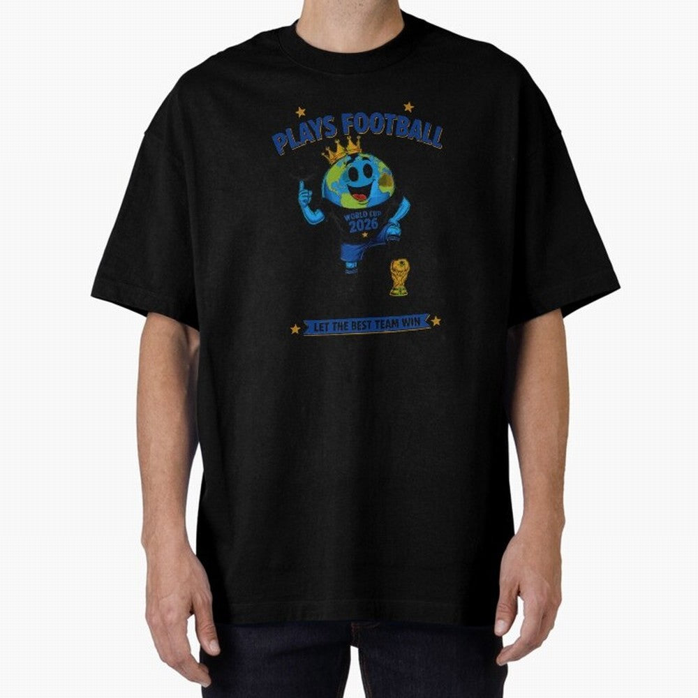 Soccer Oversized T-Shirt Join Supporters Worldwide for the FIFA World Cup 2026 Journey through Messi, Neymar and Mbappe Highlights, Portugal, Spain and Germany Pride, Goal Celebration Energy, Supporter Heritage, Football Icons and Worldwide