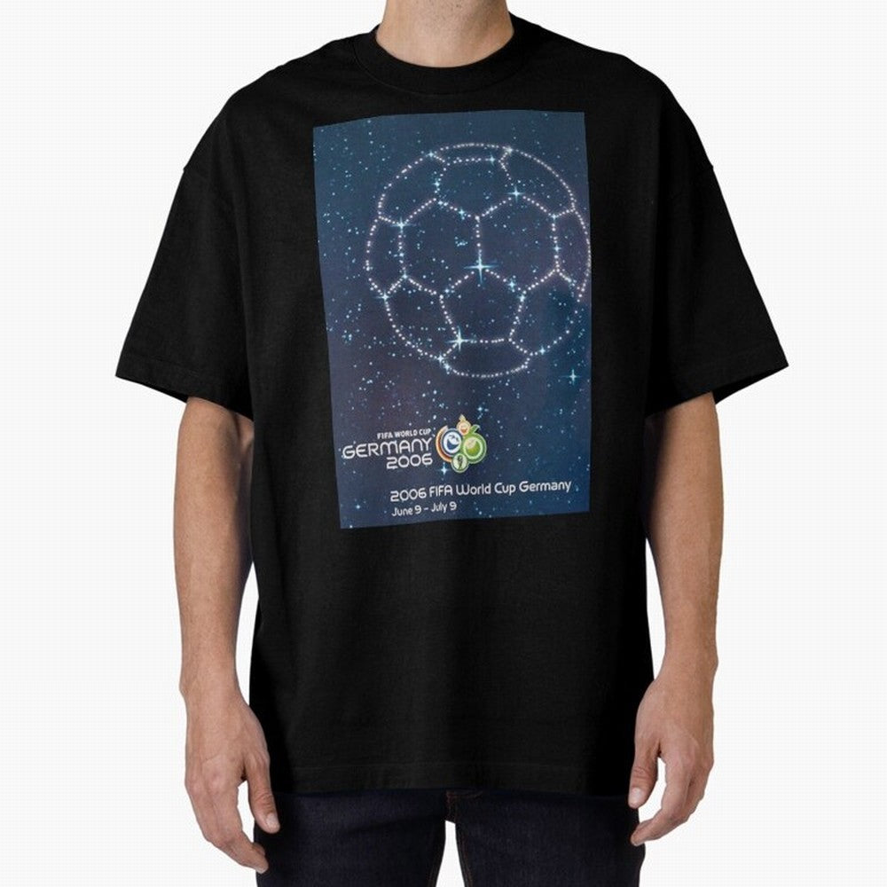 World Cup Germany 2006 v2. Oversized T-Shirt Show Fan Pride Across the FIFA World Cup 2026 Journey through Haaland and Mbappe Highlights, Portugal Pride, Champion Mindset, Group Stage Buzz, Knockout Tension and Passionate Fan Culture; Perfect for