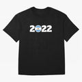 Argentina 2022 World Champions Three Stars Oversized T-Shirt Cheer for FIFA World Cup 2026 Group Stage for Fans of Haaland and England, France and Netherlands, Bringing Match Day Excitement, Supporter Culture, Golden Goals and Global Football