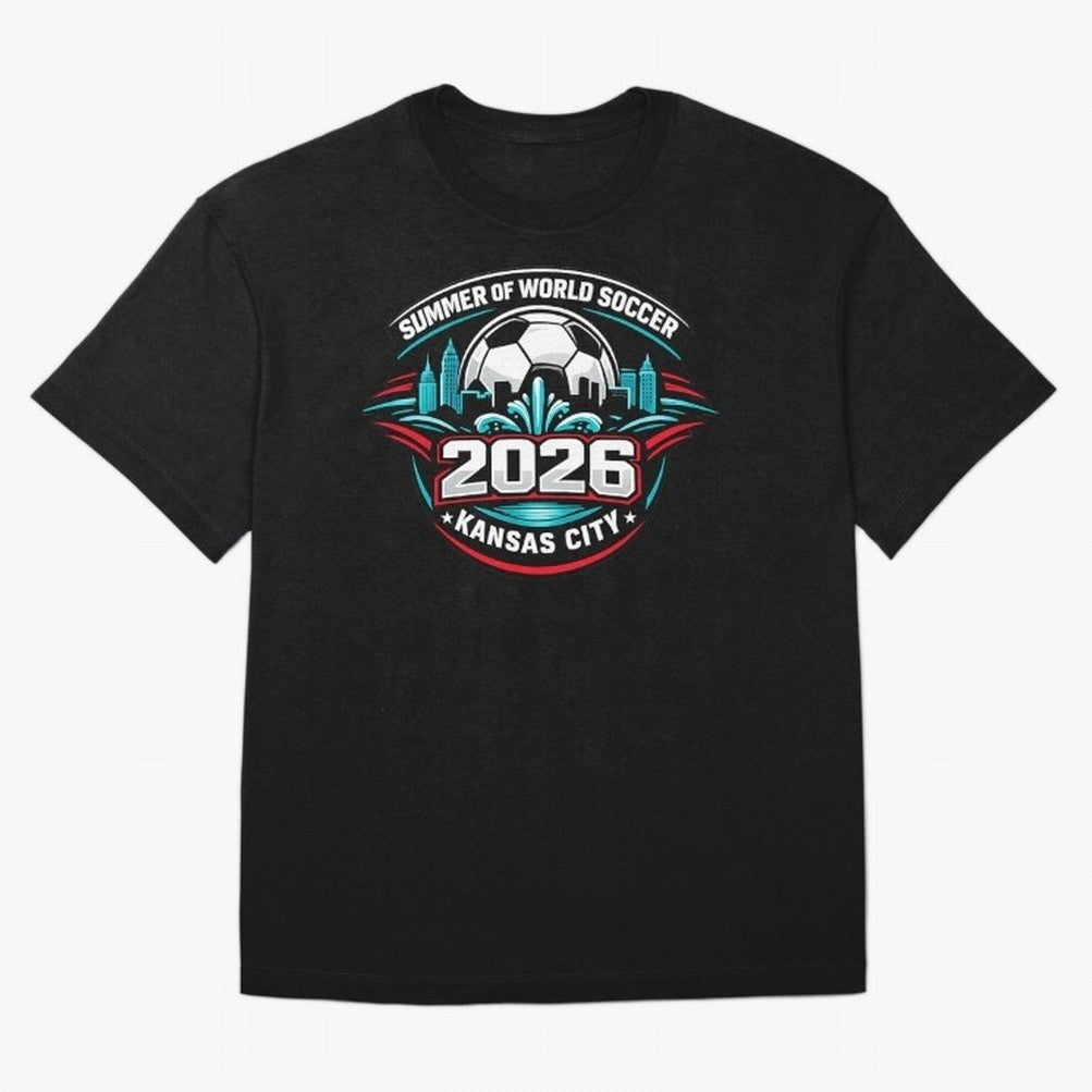 World Soccer Tournament Cup 2026 Kansas City Oversized T-Shirt Celebrate Global Passion for the FIFA World Cup 2026 Journey through Messi, Neymar and Mbappe Highlights, Argentina Pride, Soccer Culture, Superstar Moments, National Team Dreams and