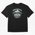 World Soccer Tournament Cup 2026 Kansas City Oversized T-Shirt Celebrate Global Passion for the FIFA World Cup 2026 Journey through Messi, Neymar and Mbappe Highlights, Argentina Pride, Soccer Culture, Superstar Moments, National Team Dreams and