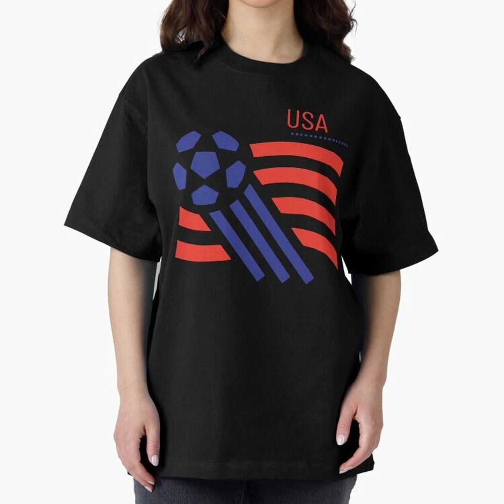 USA Soccer 2026 -Fan Design Oversized T-Shirt Feel the Heartbeat of FIFA World Cup 2026 Group Stage for Fans of Haaland and England and Germany, Bringing Football Passion, Legendary Performances, Festival Vibes and Supporter Community; Created for
