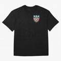 U.S.A Retro Style World Cup 2026 Oversized T-Shirt Feel the Trophy Chase of the FIFA World Cup 2026 Journey through Messi, CR7 and Mbappe Highlights, Spain Pride, Stadium Memories, Football Loyalty, International Chants and Championship Tradition;