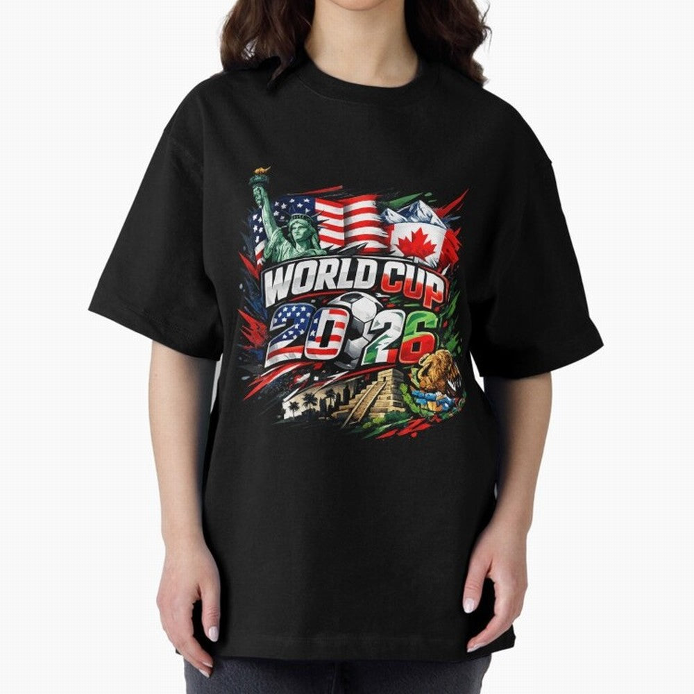 2026 North America Football Championship Oversized T-Shirt Turn Up for FIFA World Cup 2026 USA Canada Mexico Made for Haaland and Mbappe, Netherlands Energy, Match Day Excitement, Supporter Culture, Golden Goals and Global Football Passion; Perfect