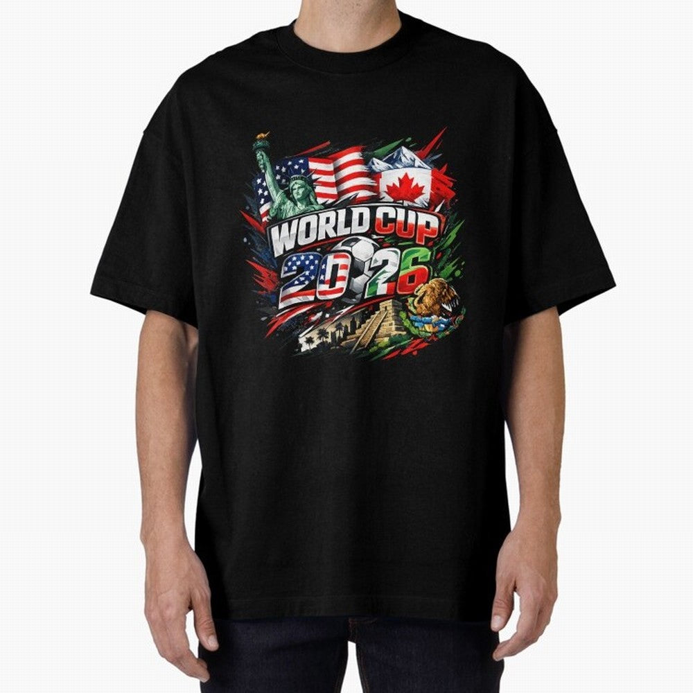 2026 North America Football Championship Oversized T-Shirt Turn Up for FIFA World Cup 2026 USA Canada Mexico Made for Haaland and Mbappe, Netherlands Energy, Match Day Excitement, Supporter Culture, Golden Goals and Global Football Passion; Perfect